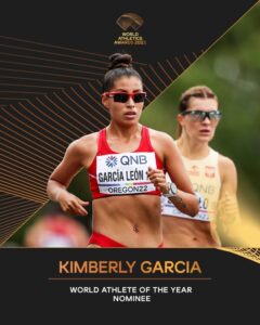 La nominada a atleta femenina del año