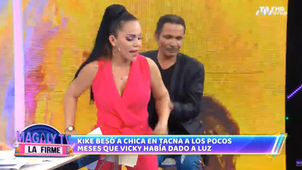 Vicky Torero descubre que Kike Suero le fue infiel y lo cachetea: “Te vas a la mier..., eres un pend...”