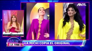 Magaly Medina defiende a Michelle Soifer por llevar copia de vestido de María Pía Copello