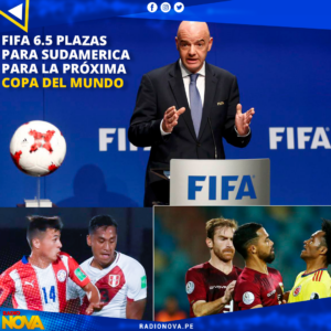 Gianni Infantino: «Cupos del 2026 para Sudamérica son merecidos»