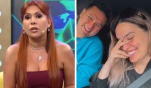 Cassandra respalda a su esposo y Magaly responde “No te rías mucho, él no está respetando el compromiso”