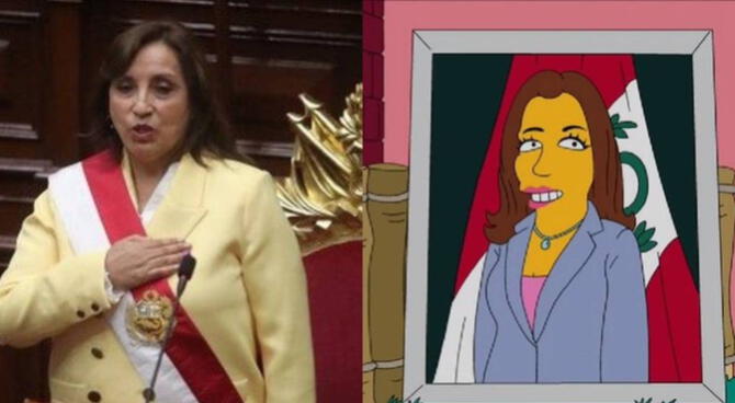 "Escena donde los Simpson predijeron a Dina Boluarte como presidenta del Perú" ¿Real o falso?