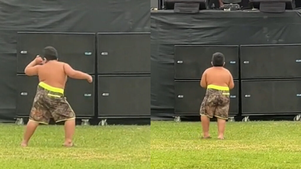 Niño causa Sensación tras ser captado bailando canción del Grupo 5 en parque acuático